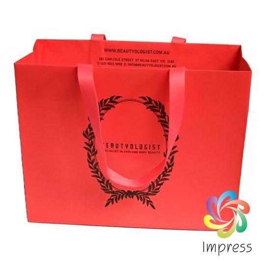 High Quality Art Promotional Paper Bag Design and Printing